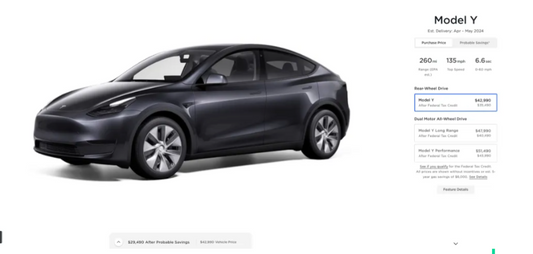 Tesla cuts prices by $2,000 in US, Model Y back to its lowest price ever